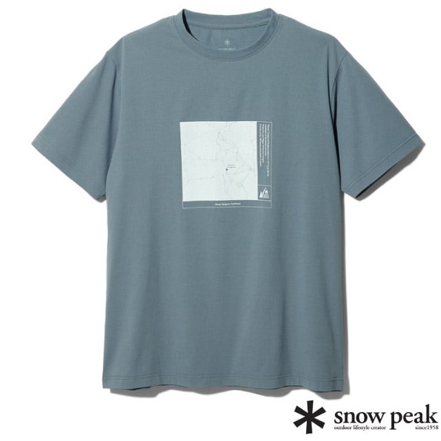 【Snow Peak】中性款 MofM Mt.Tanigawa 聯名款圓領短袖T恤/MM4310-TS03 GY 灰色✿30E010